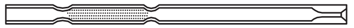 Obrázek Tapered Focus Liner for Split/Splitless for injection onto the glass wool