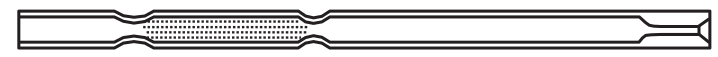 Obrázek Tapered Focus Liner for Split/Splitless for injection into the glass wool