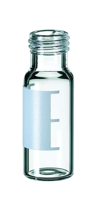 Obrázek 1.5 ml clear short thread vial with label