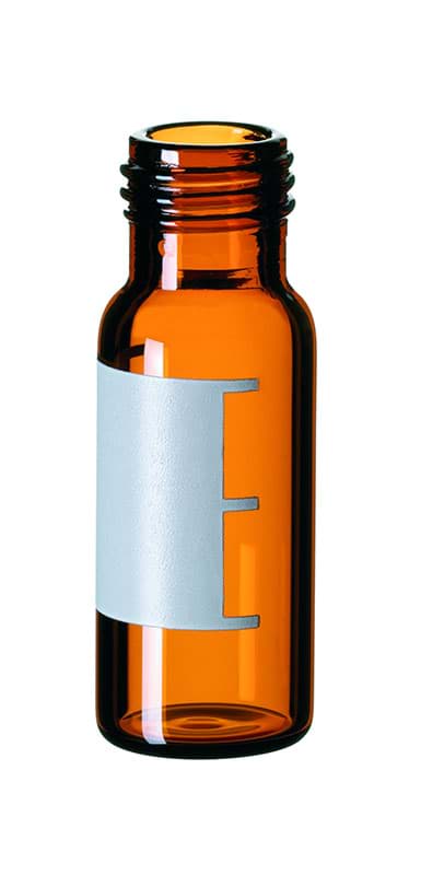 Obrázek 1.5 ml amber short thread vial with label
