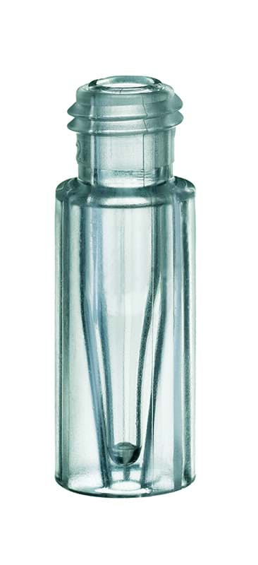 Obrázek TPX Short Thread Vial with integrated 0.2 ml Glass Micro-Insert
