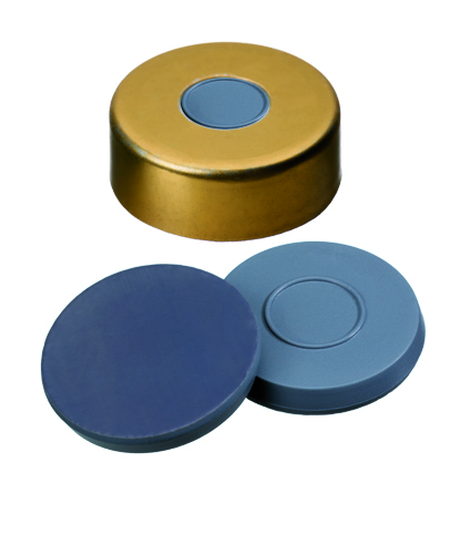 Obrázek Magnetic crimp cap PTFE laminated with 8.0 mm centre hole