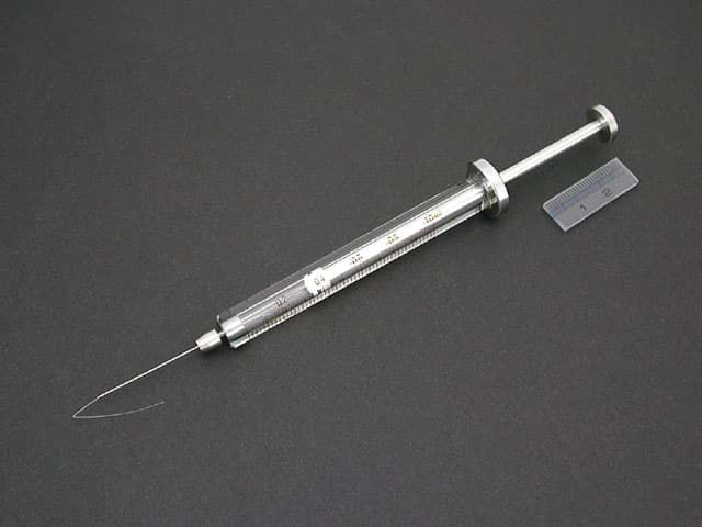 Obrázek Syringe; 1 ml; gas tight; removable needle; 30 mm needle length