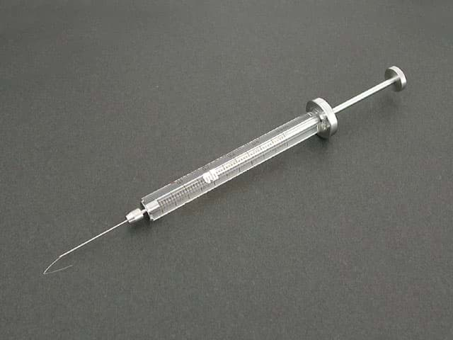 Obrázek Syringe; 500 µl; gas tight; removable needle; 30 mm needle length