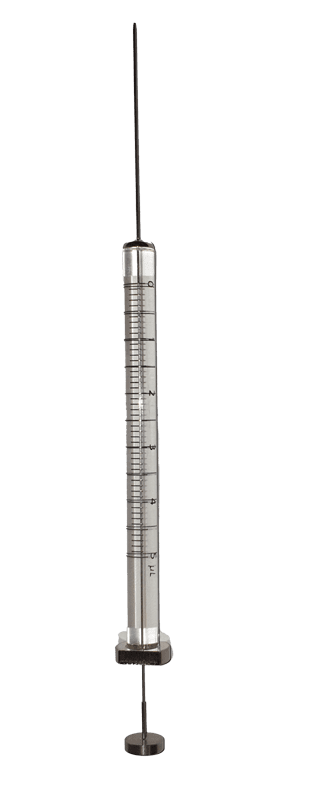 Obrázek Syringe; 5 µl; fixed needle; 23G; 42 mm needle length; cone tip