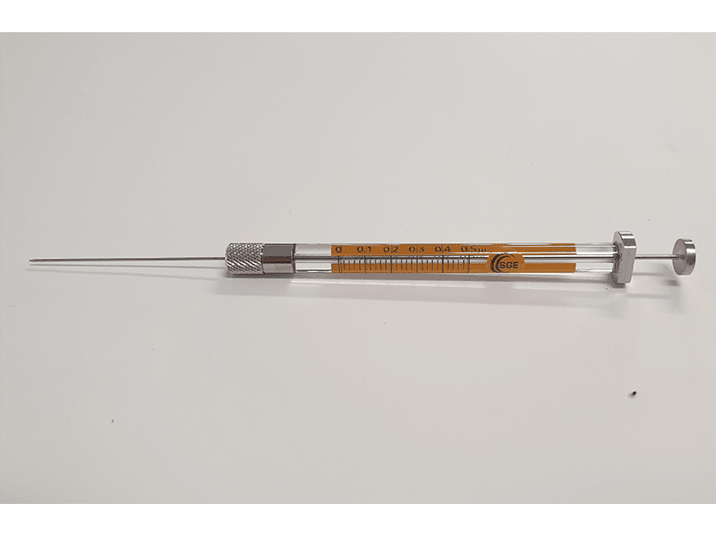 Obrázek Syringe; 0.5 µl; removable needle; 23G; 42 mm needle length; cone tip