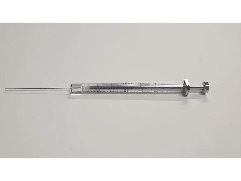 Obrázek HS Syringe; 1 ml; gas tight; fixed needle; 23G; 50mm needle length;side hole dome