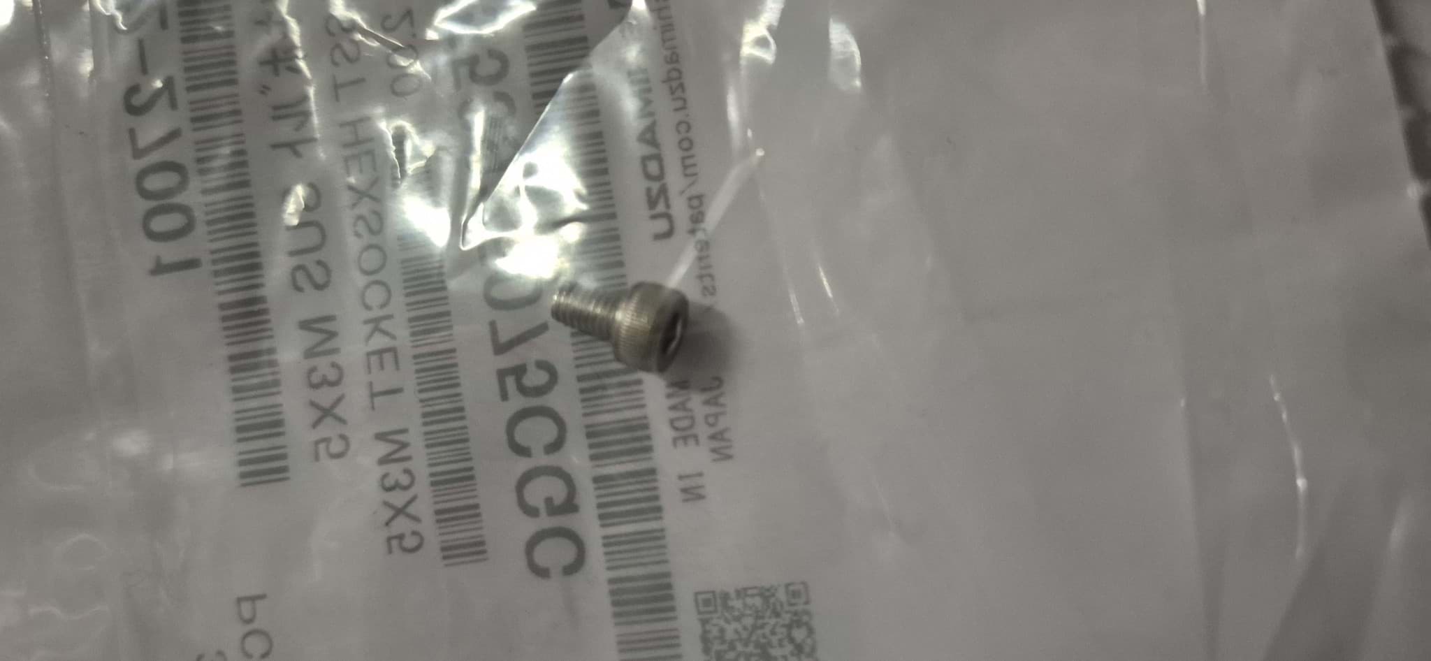 Obrázek BOLT,STST HEXSOCKET M3X5